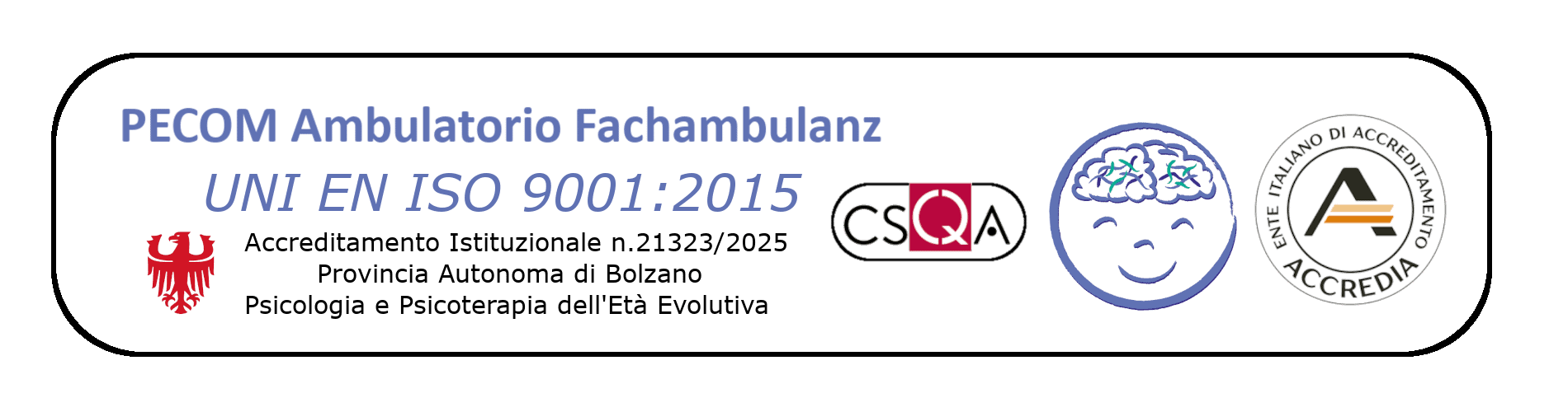 ISO9001 per ADHD a Bolzano