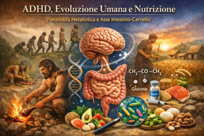 ADHD, evoluzione umana e nutrizione: adattamento, mismatch moderno e flessibilità metabolica