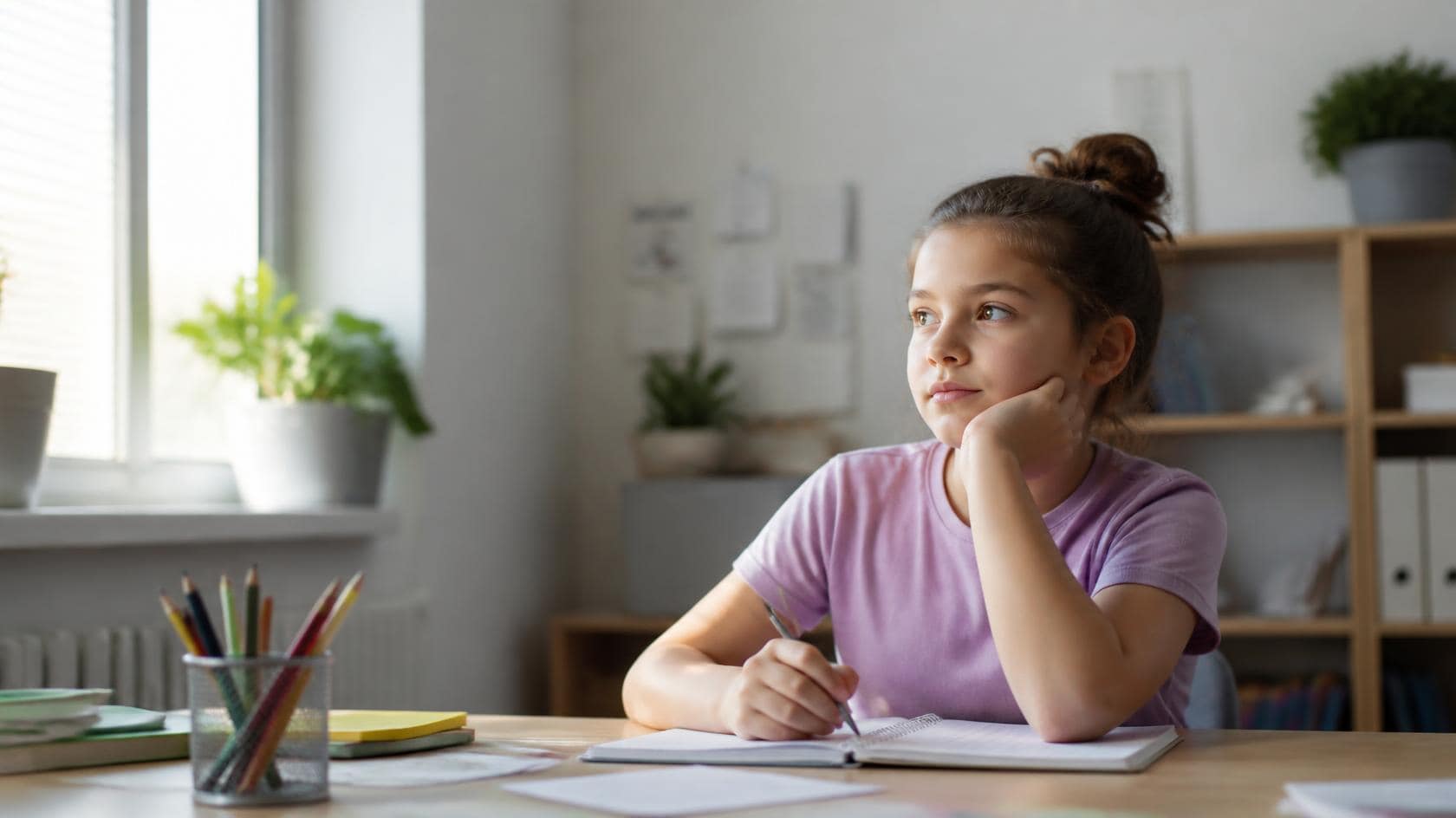 Bambino durante un’attività scolastica, rappresentazione delle diverse manifestazioni e dei livelli di gravità dell’ADHD